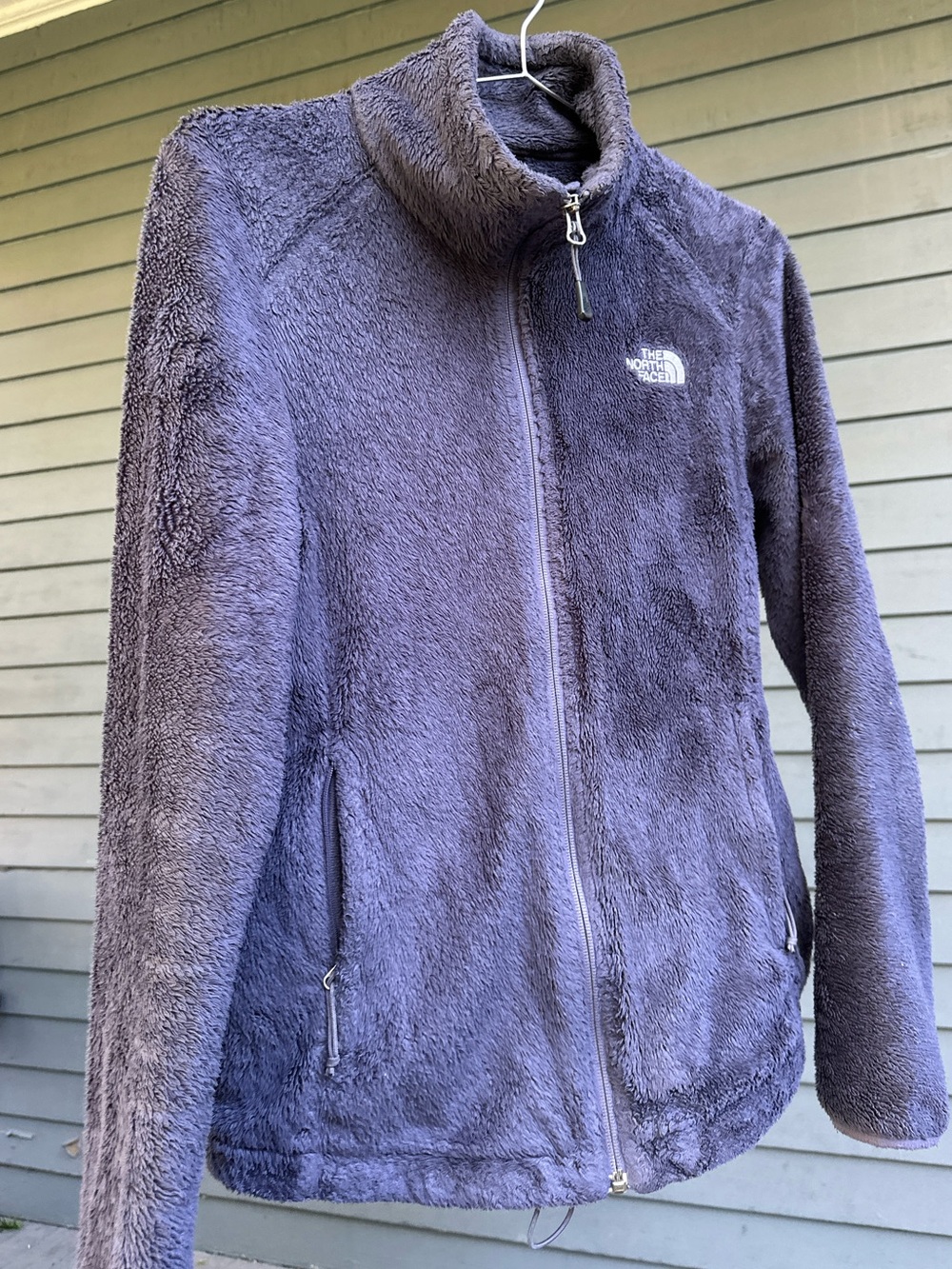 The North Face Women's Plush Full-Zip Teddy Jacket — Deep Purple